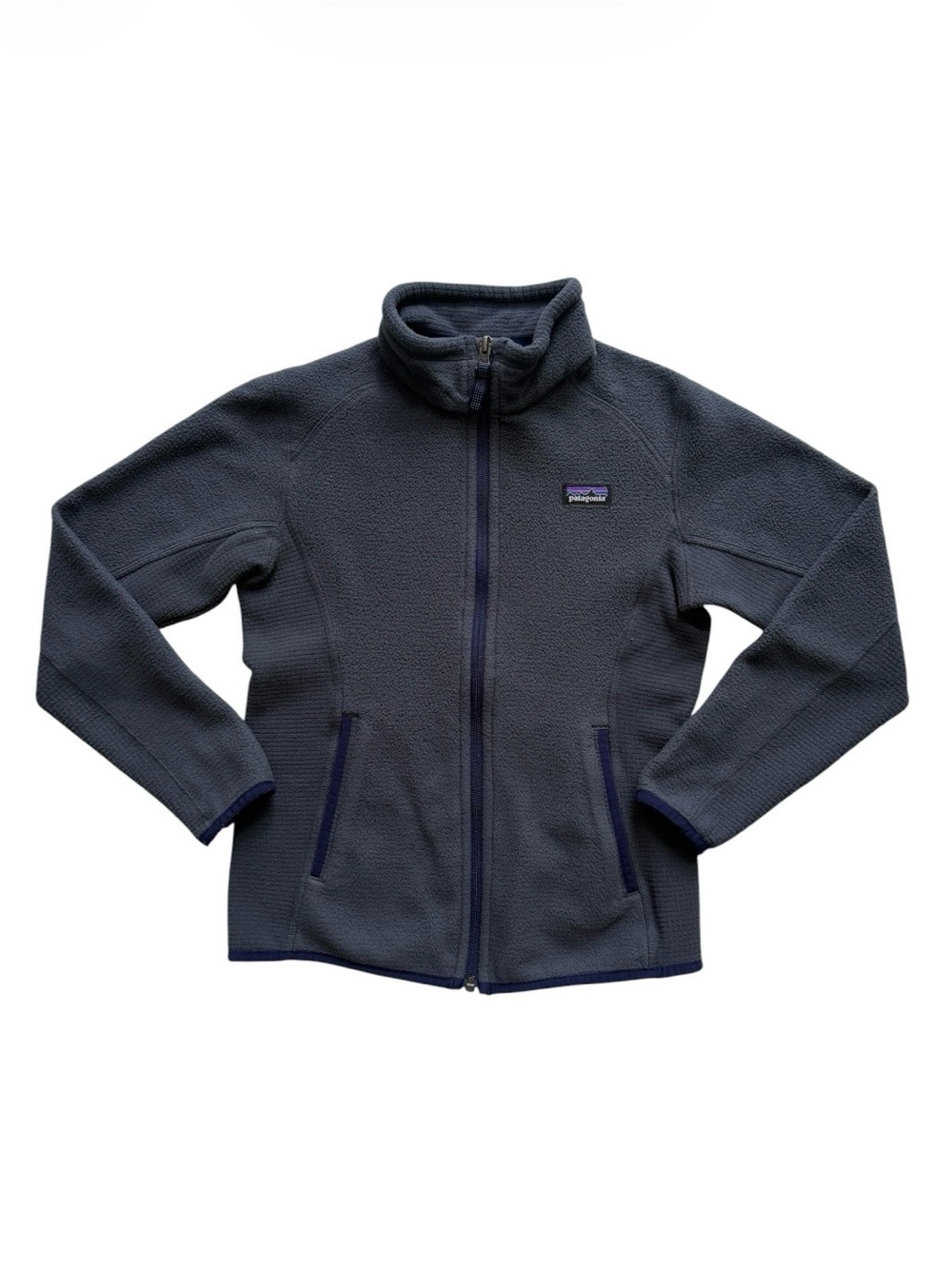 Patagonia Gray Zip Up Fleece Size Medium (10)